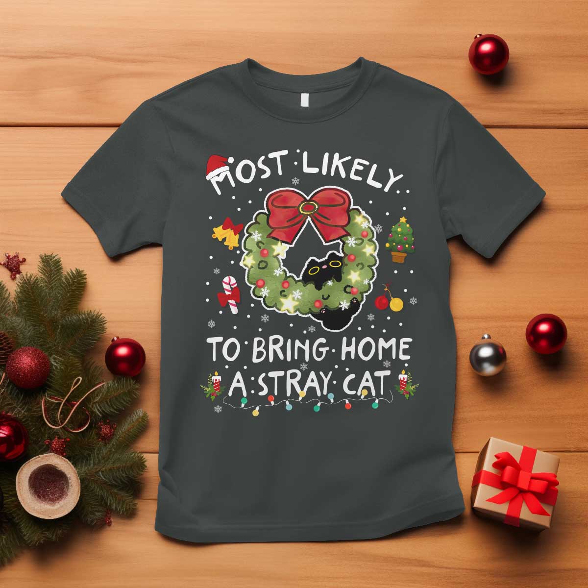 kitten-christmas-t-shirt-most-likely-to-bring-home-a-stray-cat-matching-xmas