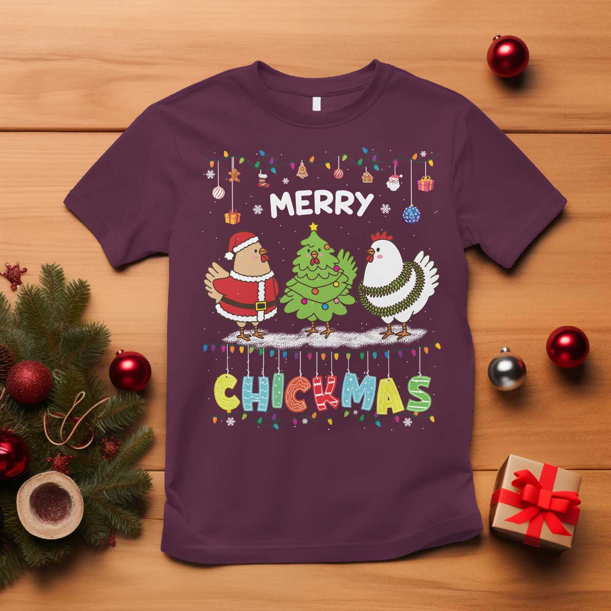 christmas-chickens-t-shirt-lover-gift-farm-gift-merry-chickmas