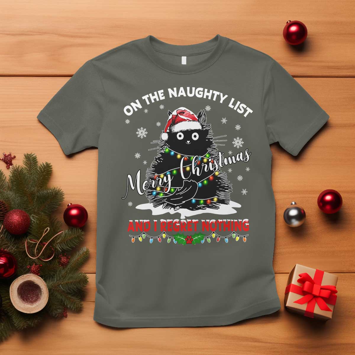 cat-christmas-t-shirt-on-the-naughty-list-and-i-regret-nothing