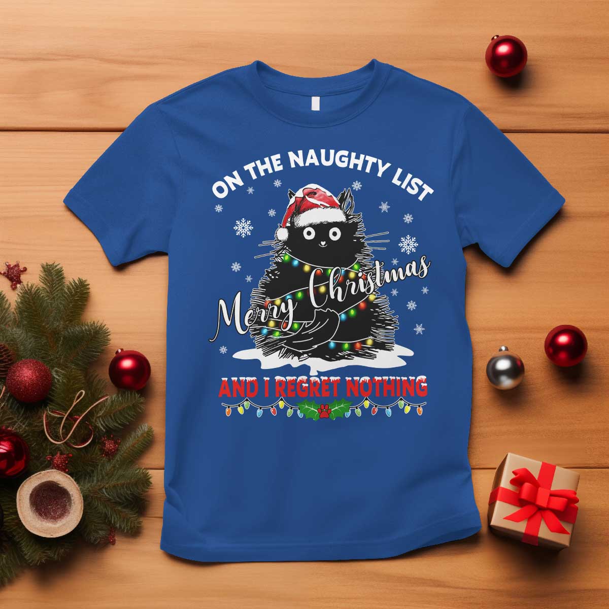 cat-christmas-t-shirt-on-the-naughty-list-and-i-regret-nothing