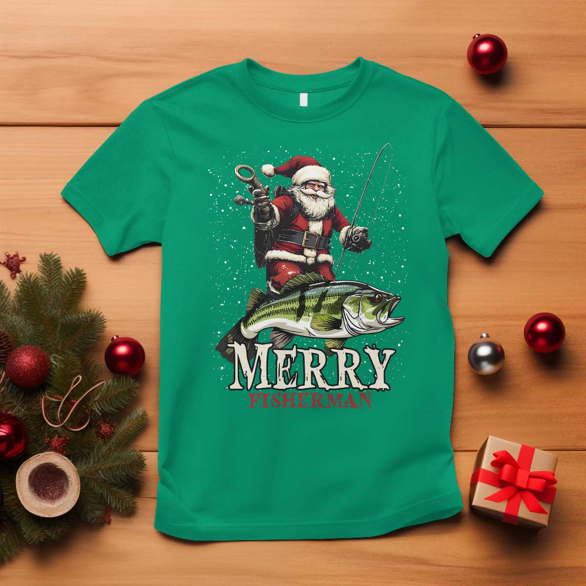 fishing-christmas-gifts-t-shirt-merry-fisherman-santa-claus-fish-fishing-rod