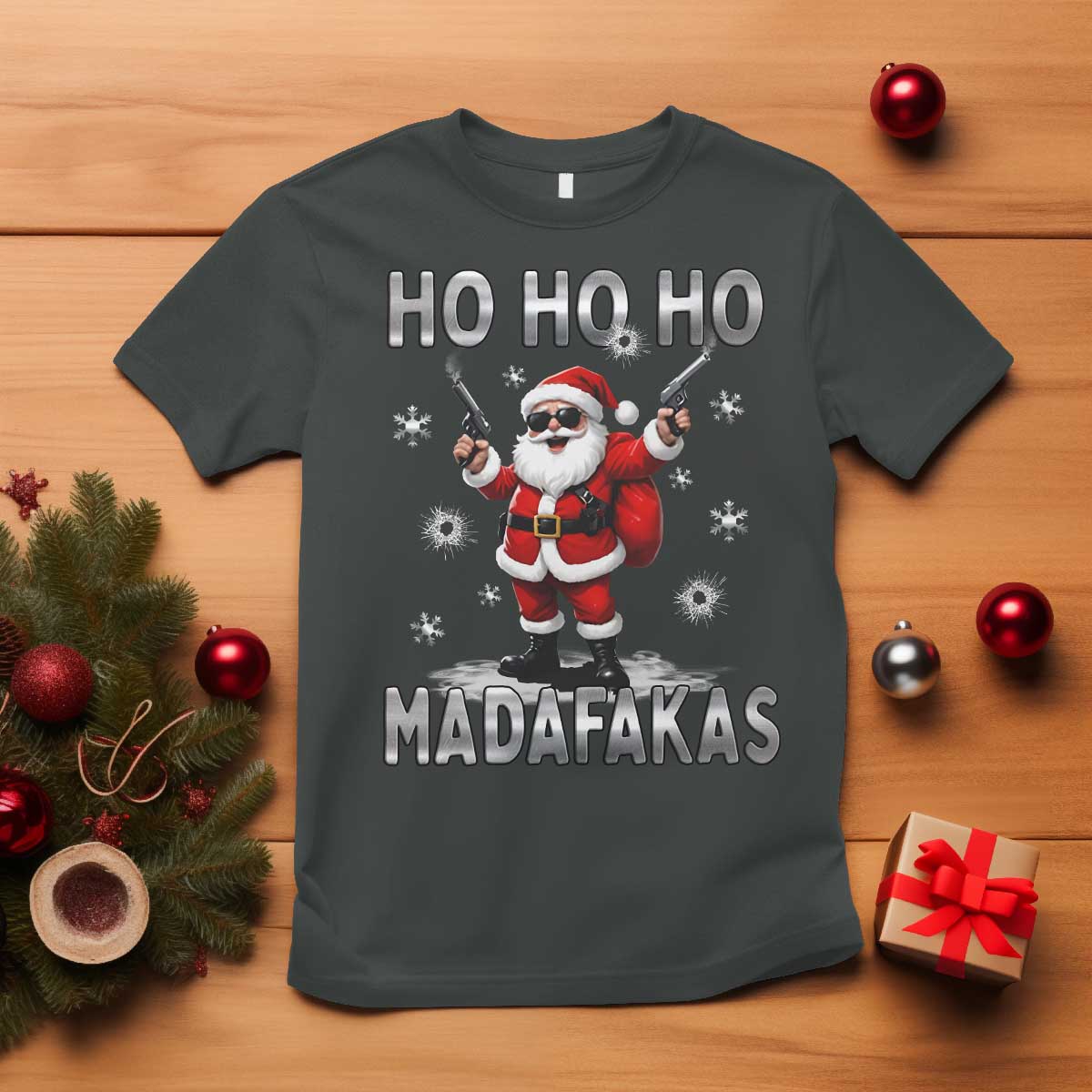 funny-gun-christmas-t-shirt-ho-ho-ho-santa-pew-pew-madafakas