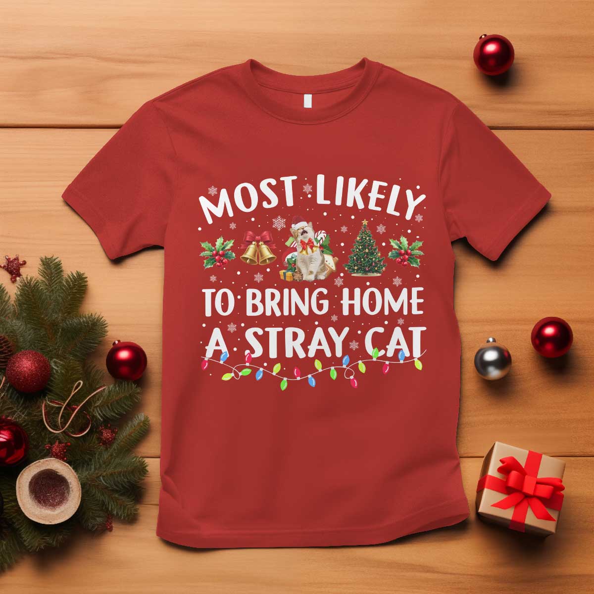 christmas-cat-t-shirt-most-likely-to-bring-home-a-stray-cat-matching-xmas