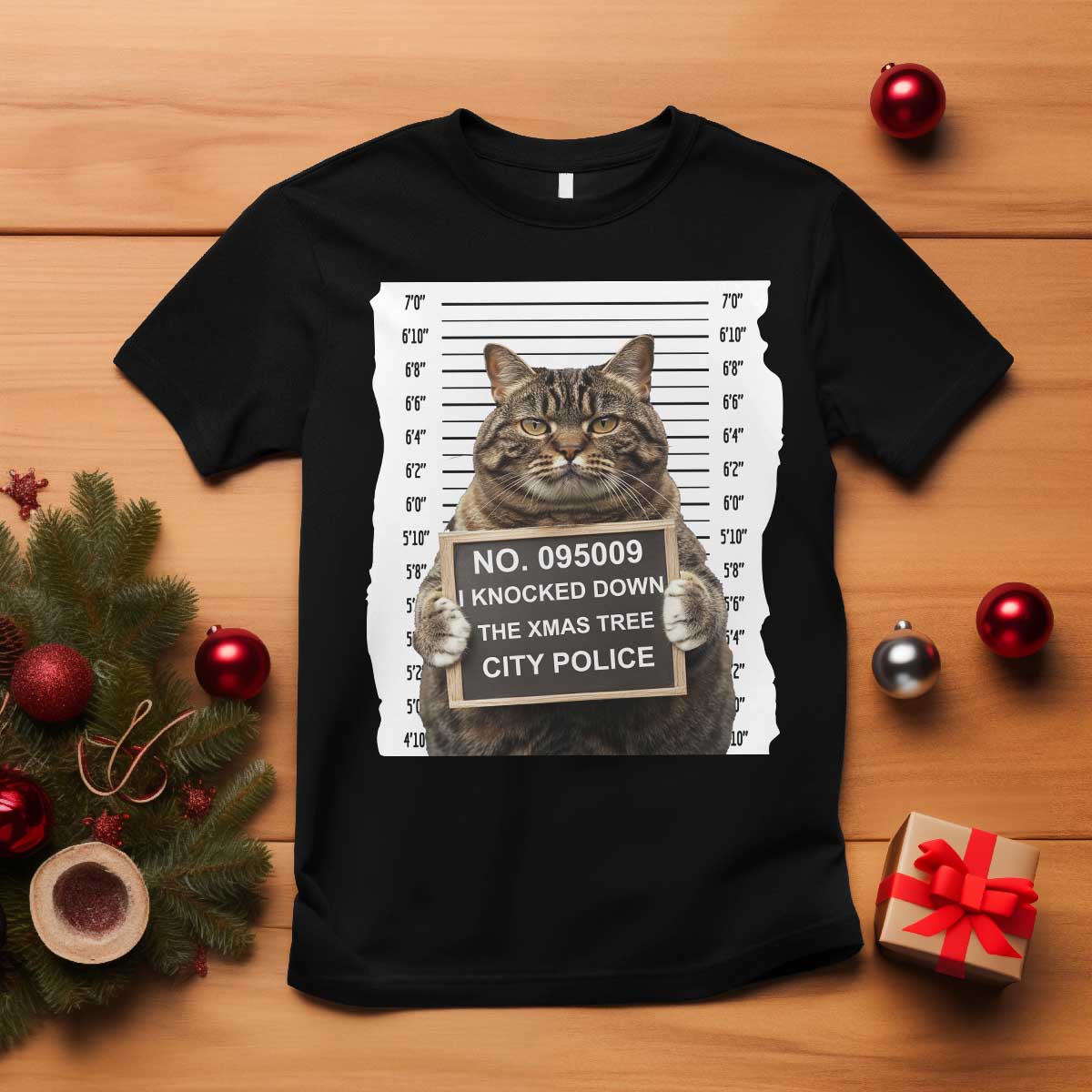 funny-cat-christmas-t-shirt-mugshot-i-knocked-down-the-xmas-tree