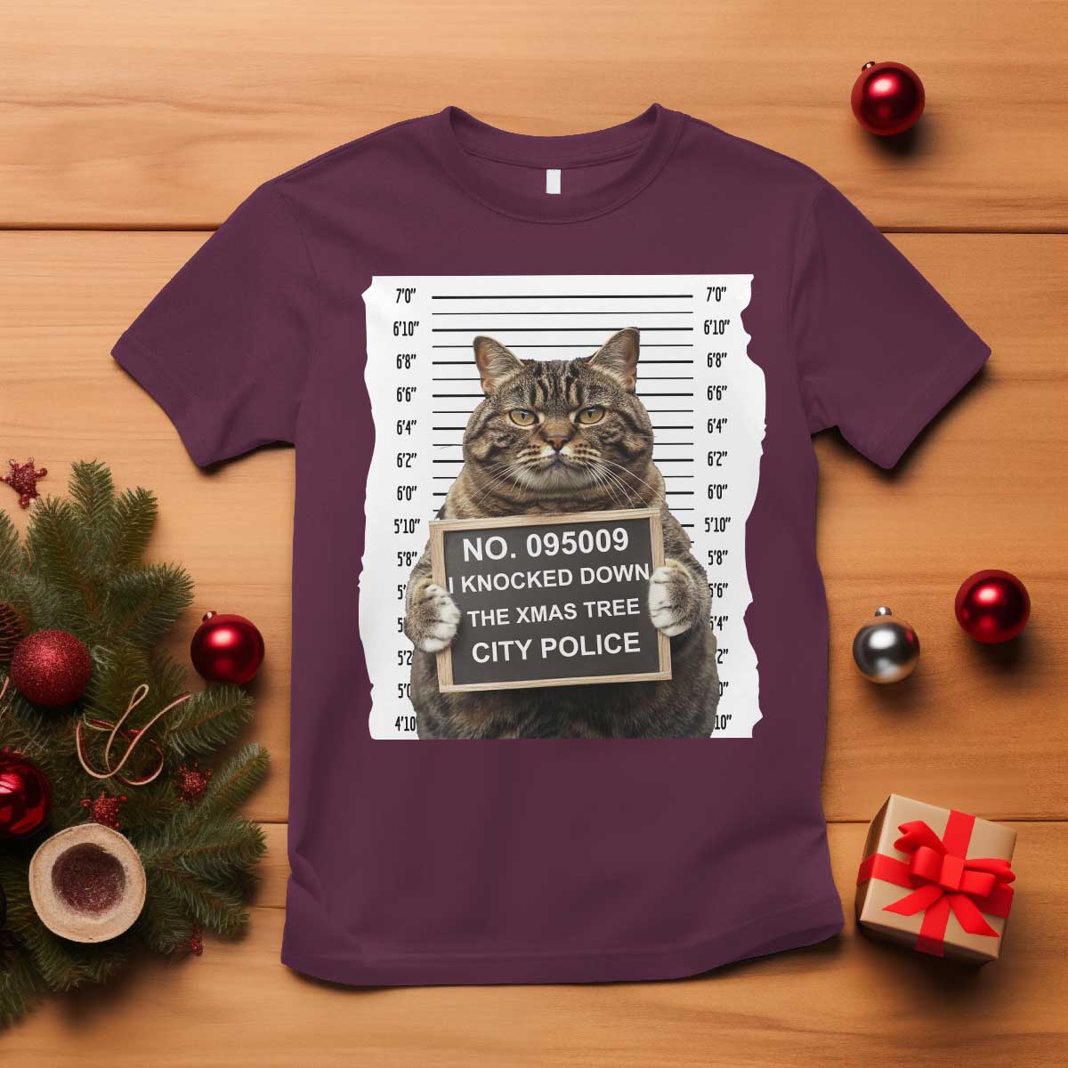 funny-cat-christmas-t-shirt-mugshot-i-knocked-down-the-xmas-tree