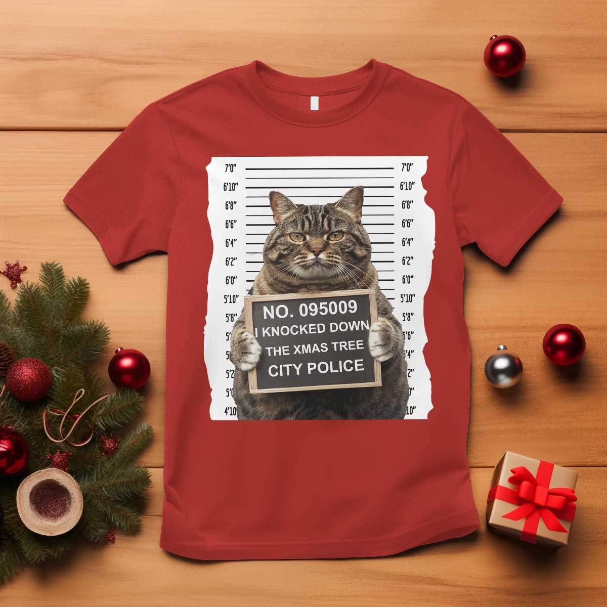 funny-cat-christmas-t-shirt-mugshot-i-knocked-down-the-xmas-tree