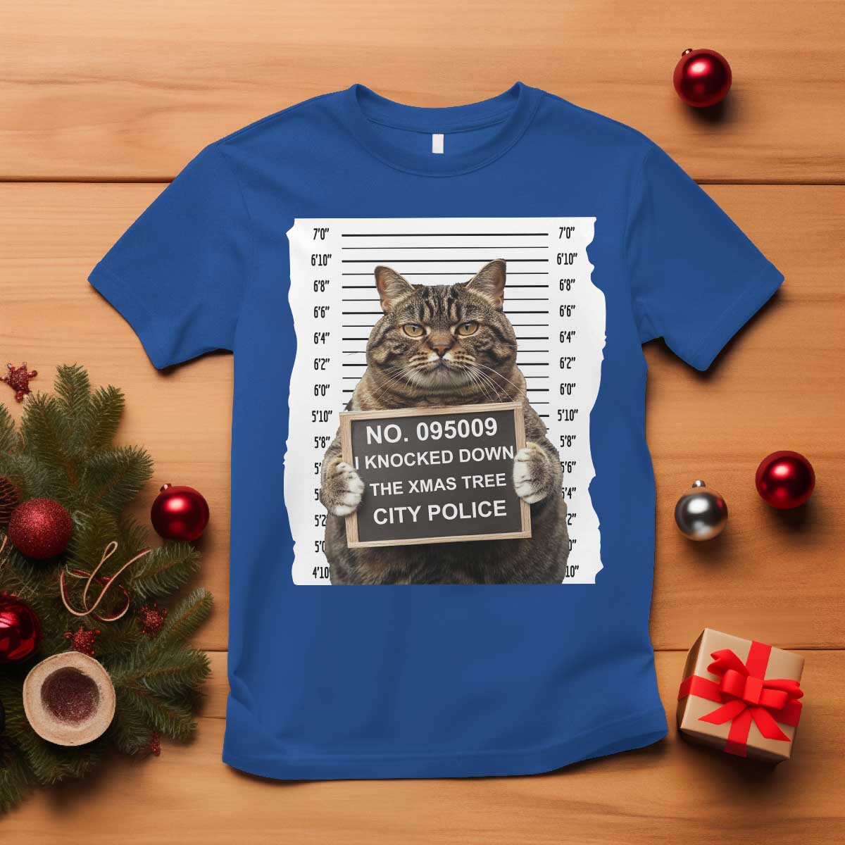 funny-cat-christmas-t-shirt-mugshot-i-knocked-down-the-xmas-tree