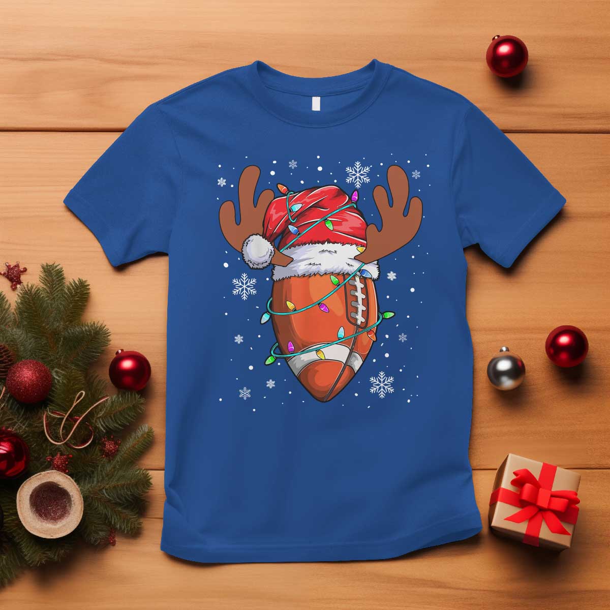 christmas-football-t-shirt-for-men-boys-santa-sports-player