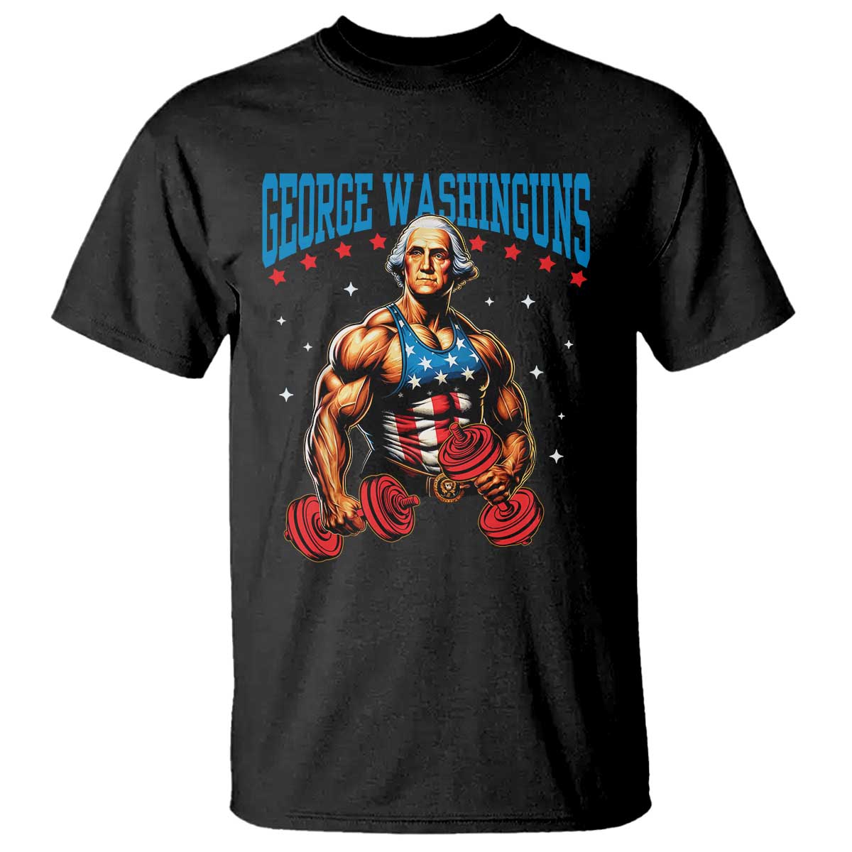 funny-george-washington-gym-t-shirt-muscular-flex-workout-4th-of-july