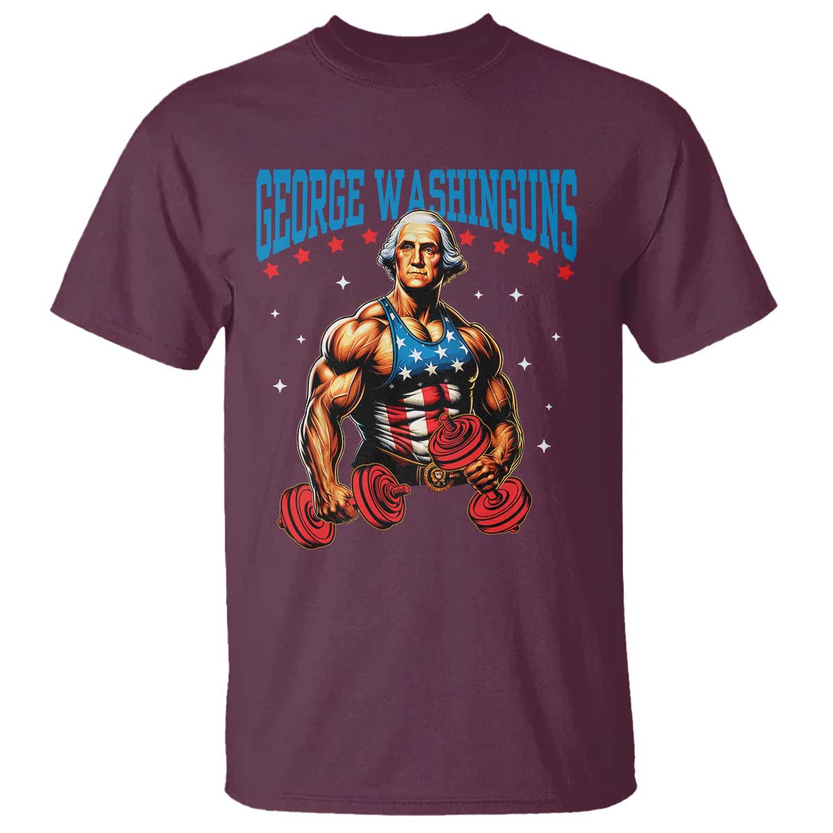 funny-george-washington-gym-t-shirt-muscular-flex-workout-4th-of-july