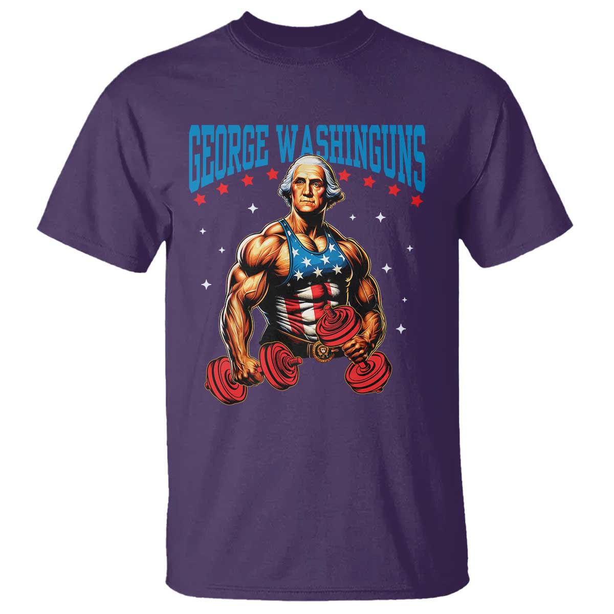 funny-george-washington-gym-t-shirt-muscular-flex-workout-4th-of-july