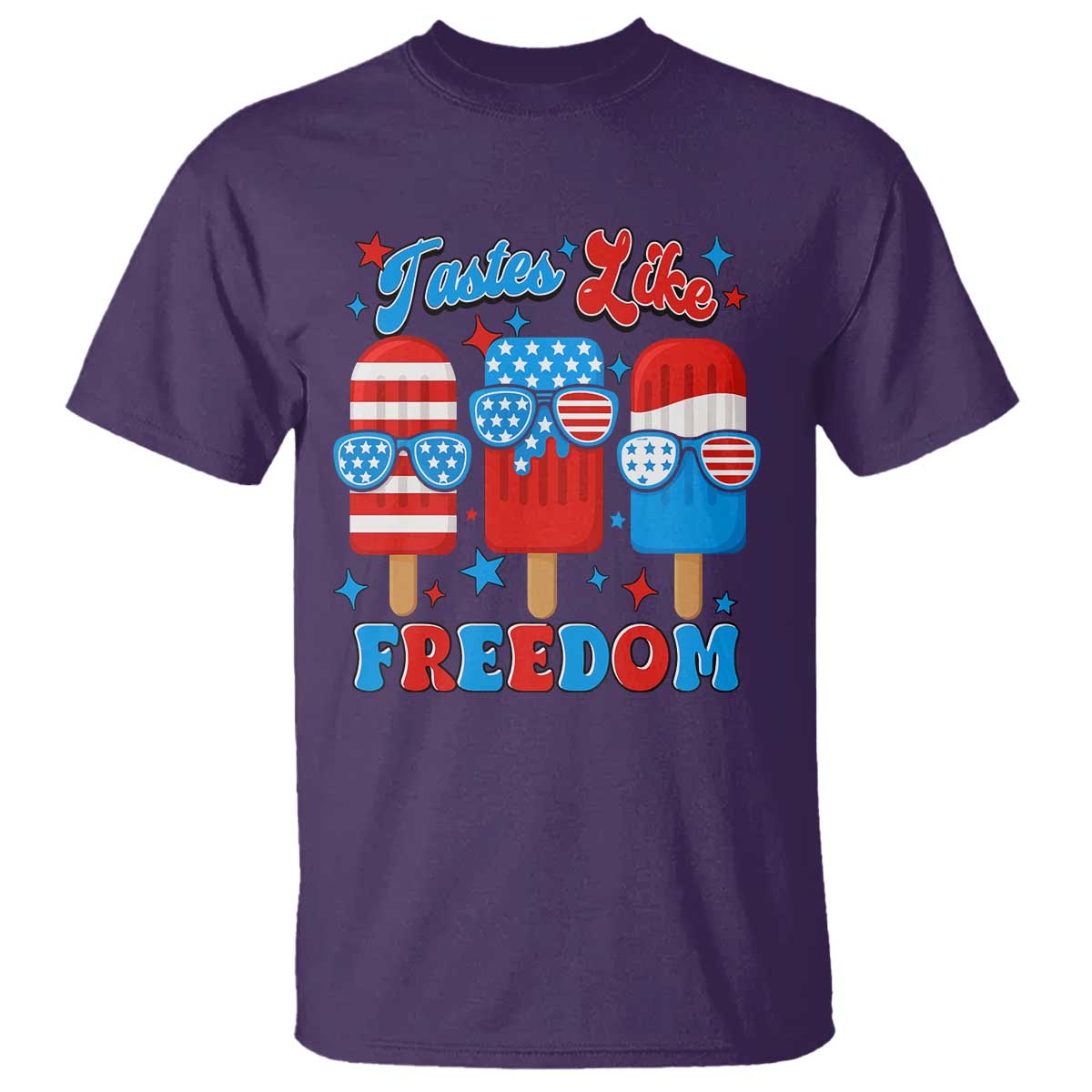 4th-of-july-american-flag-popsicle-t-shirt-tastes-like-freedom-patriotic-funny