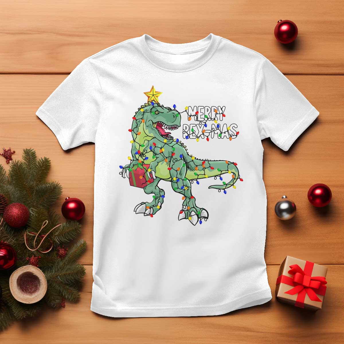 dinosaur-christmas-tree-rex-t-shirt-merry-rex-mas-xmas-pet-dino-trex-xmas-lights