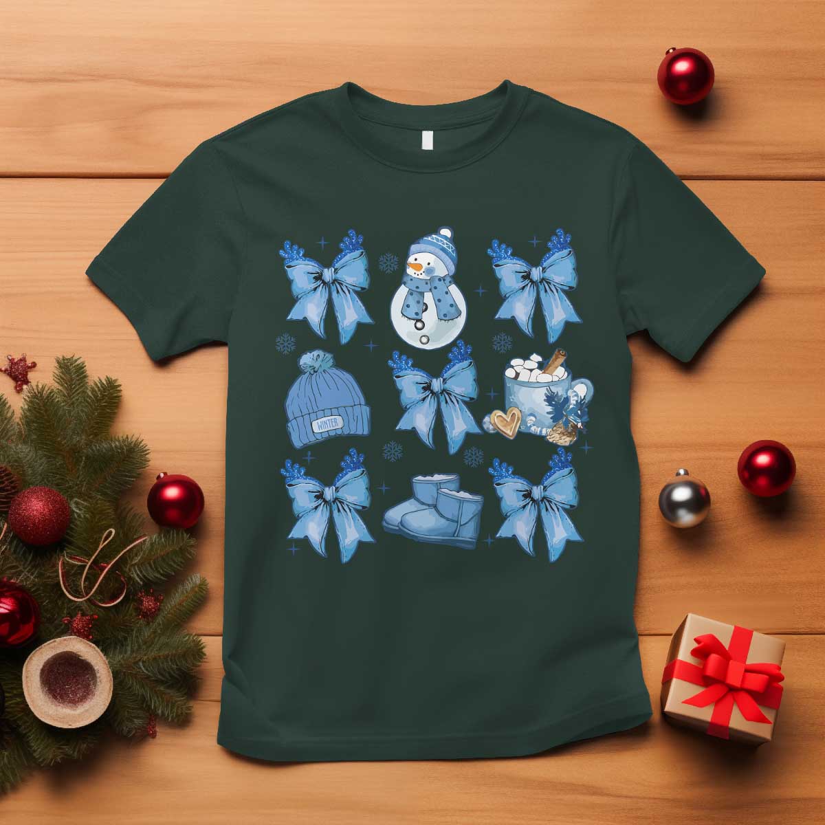 coquette-bow-christmas-t-shirt-cozy-winter-xmas-gift-blue-holiday