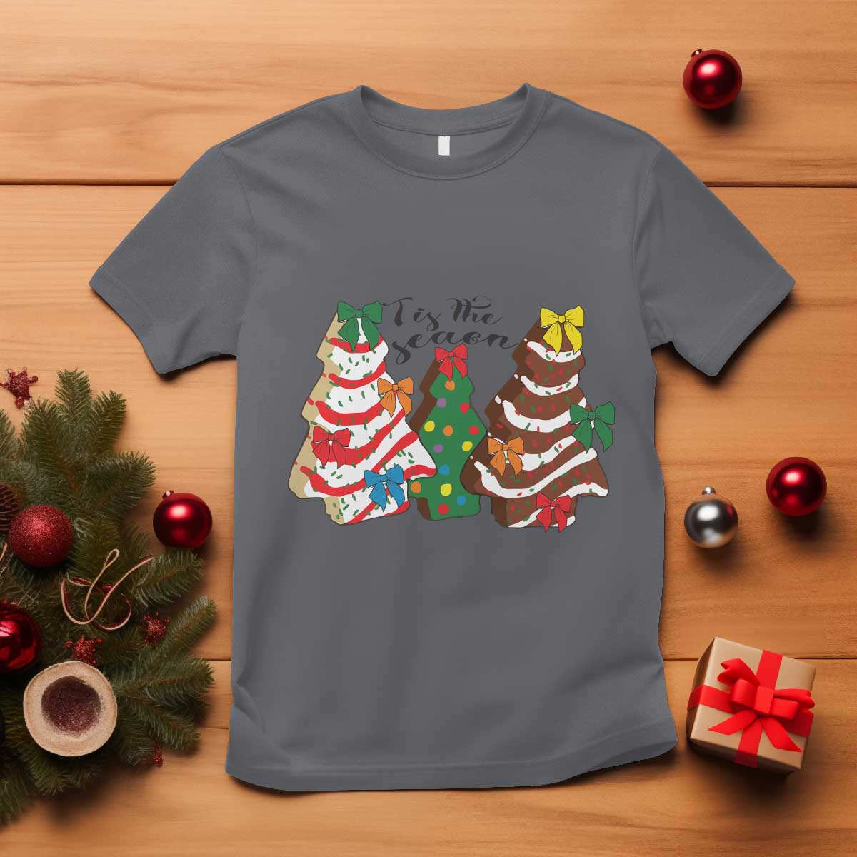 christmas-cake-tree-bow-t-shirt-tis-the-season