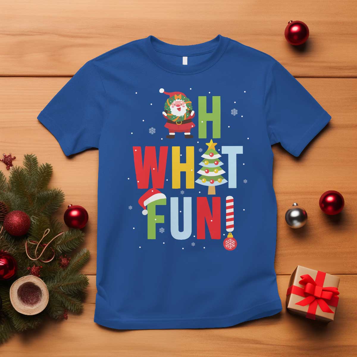 funny-christmas-santa-t-shirt-oh-what-fun-christmas-tree-and-wreath