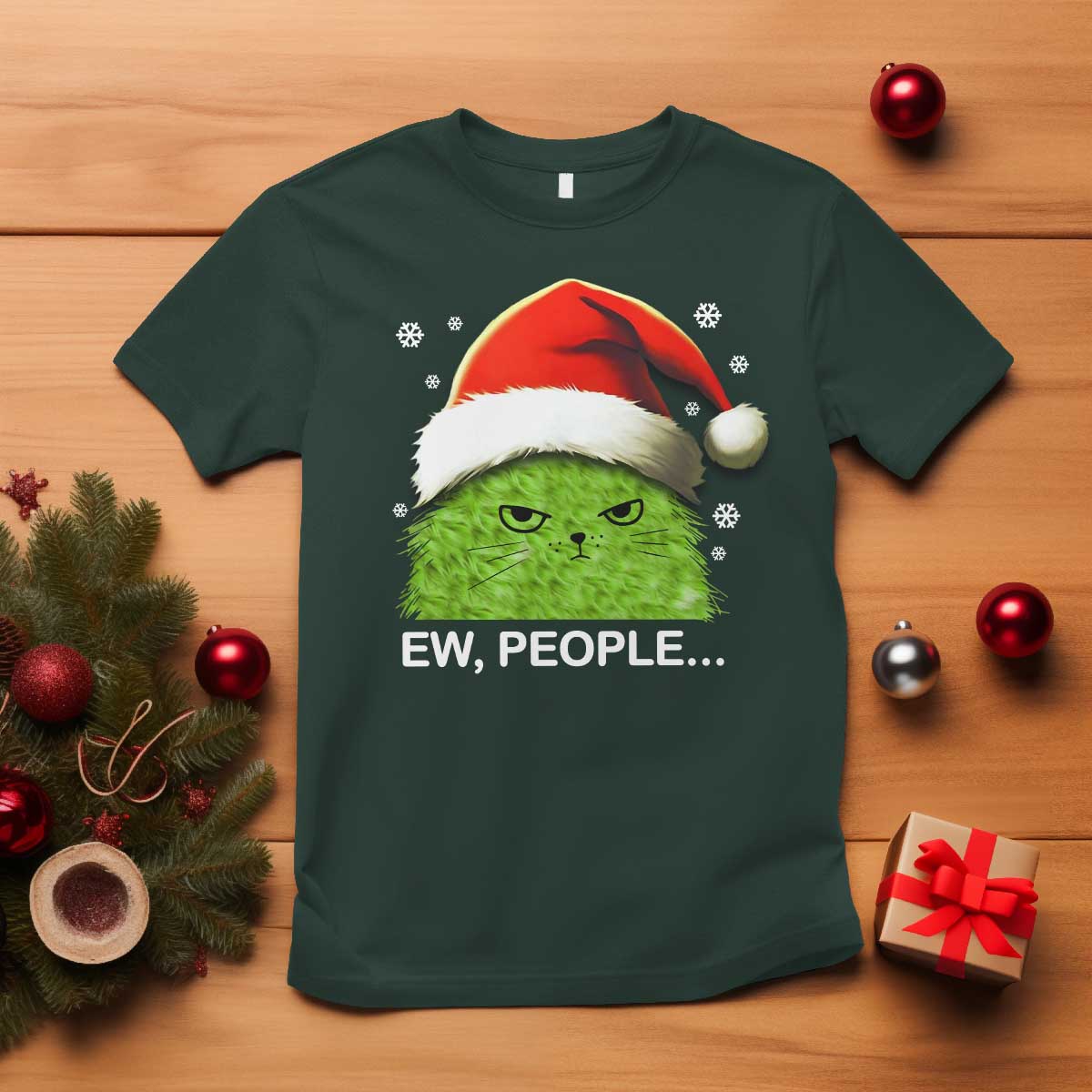 christmas-cat-t-shirt-ew-people-meowy-kitten-lovers