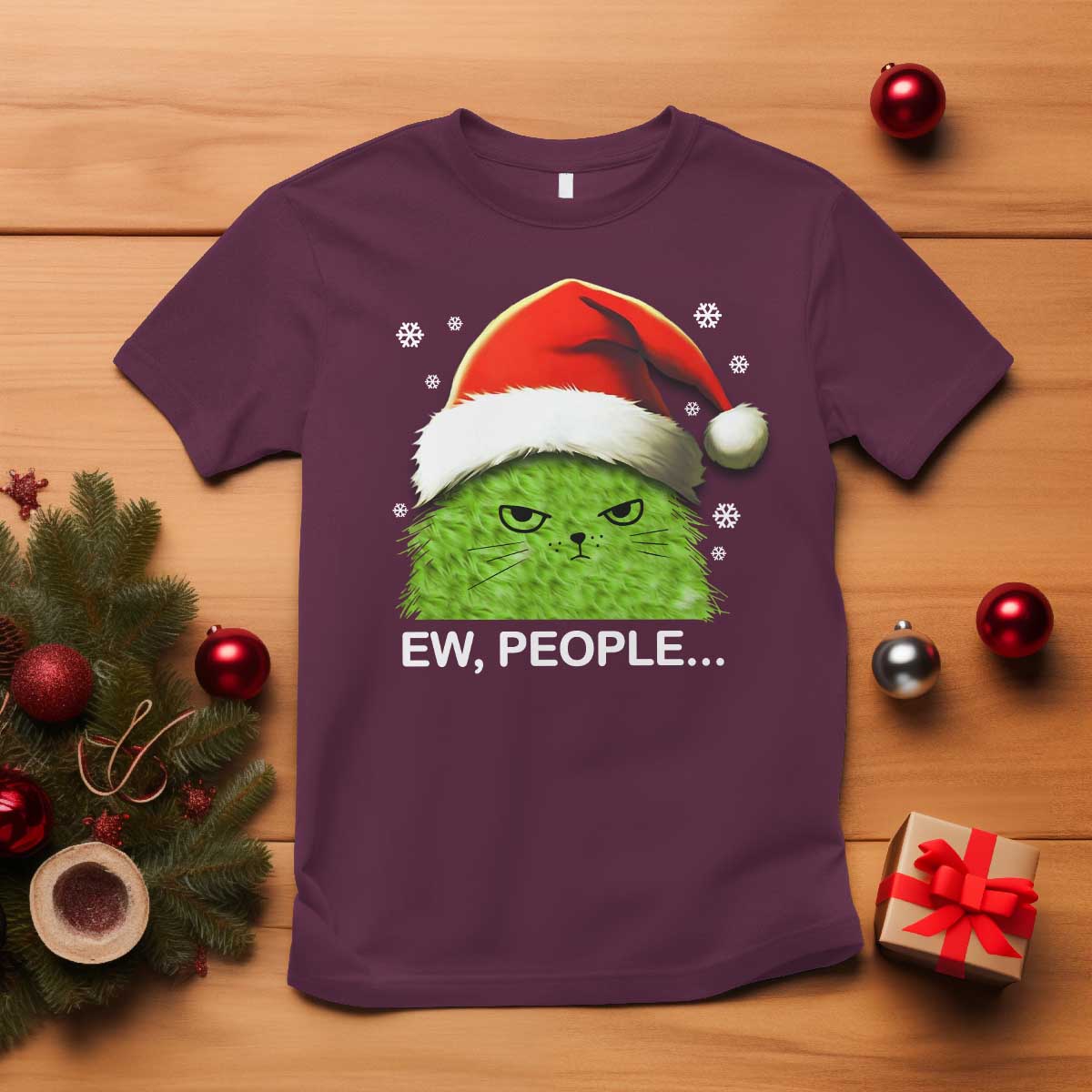christmas-cat-t-shirt-ew-people-meowy-kitten-lovers