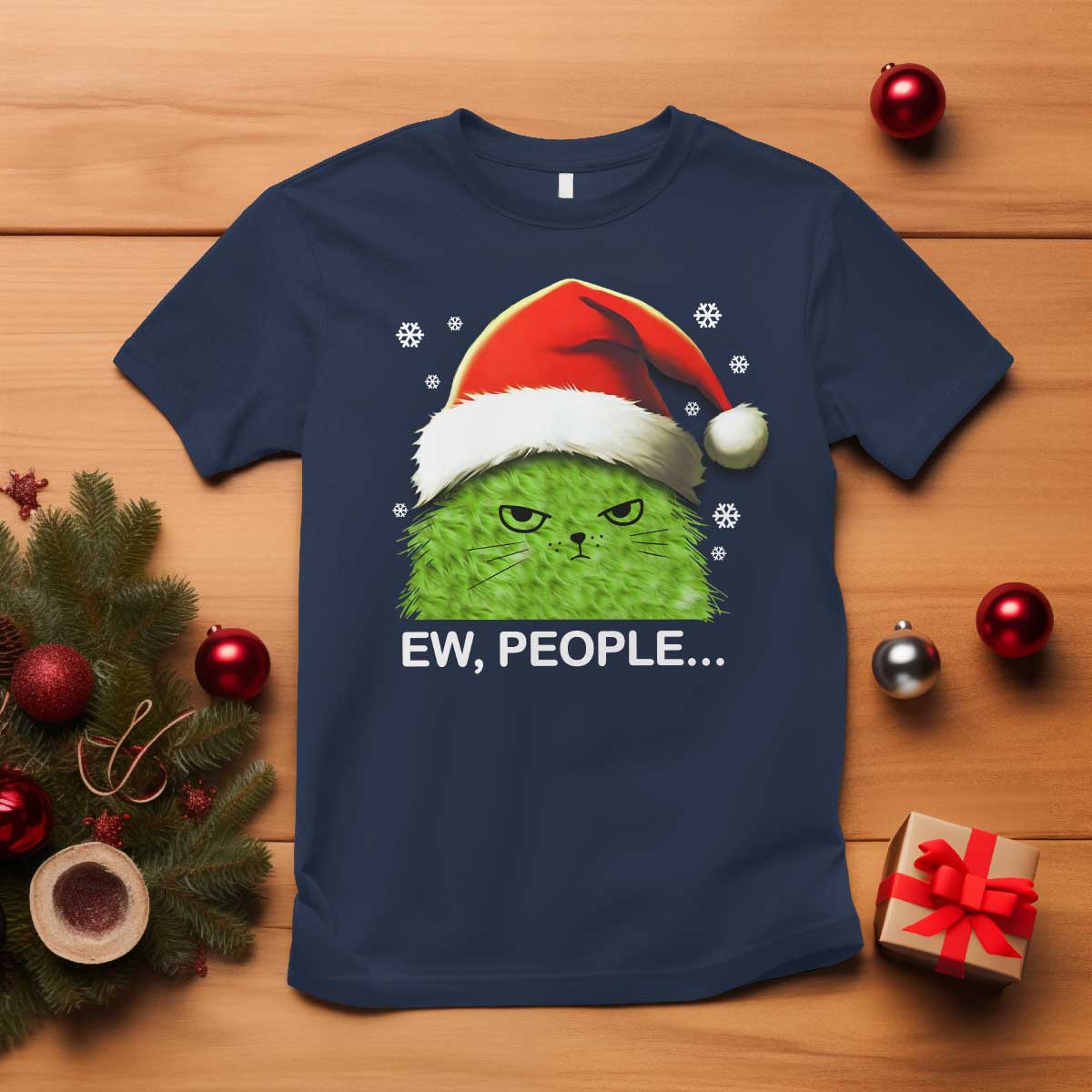christmas-cat-t-shirt-ew-people-meowy-kitten-lovers