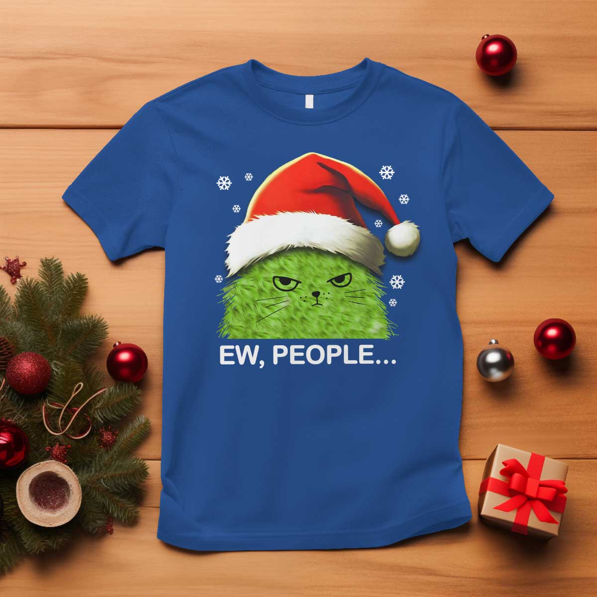 christmas-cat-t-shirt-ew-people-meowy-kitten-lovers