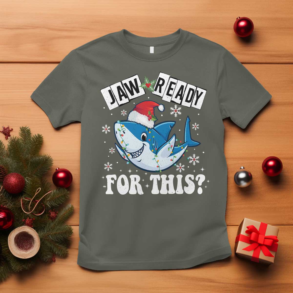 funny-christmas-t-shirt-sharkmas-shark-lights-red-santa-hat-jaw-ready-for-this