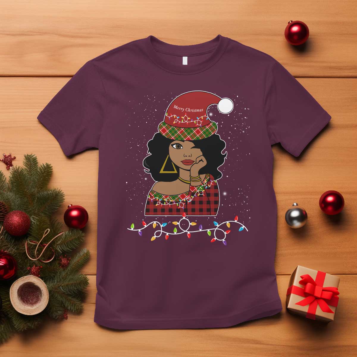 black-santa-african-american-christmas-t-shirt-sassy-afro-queen-black-woman