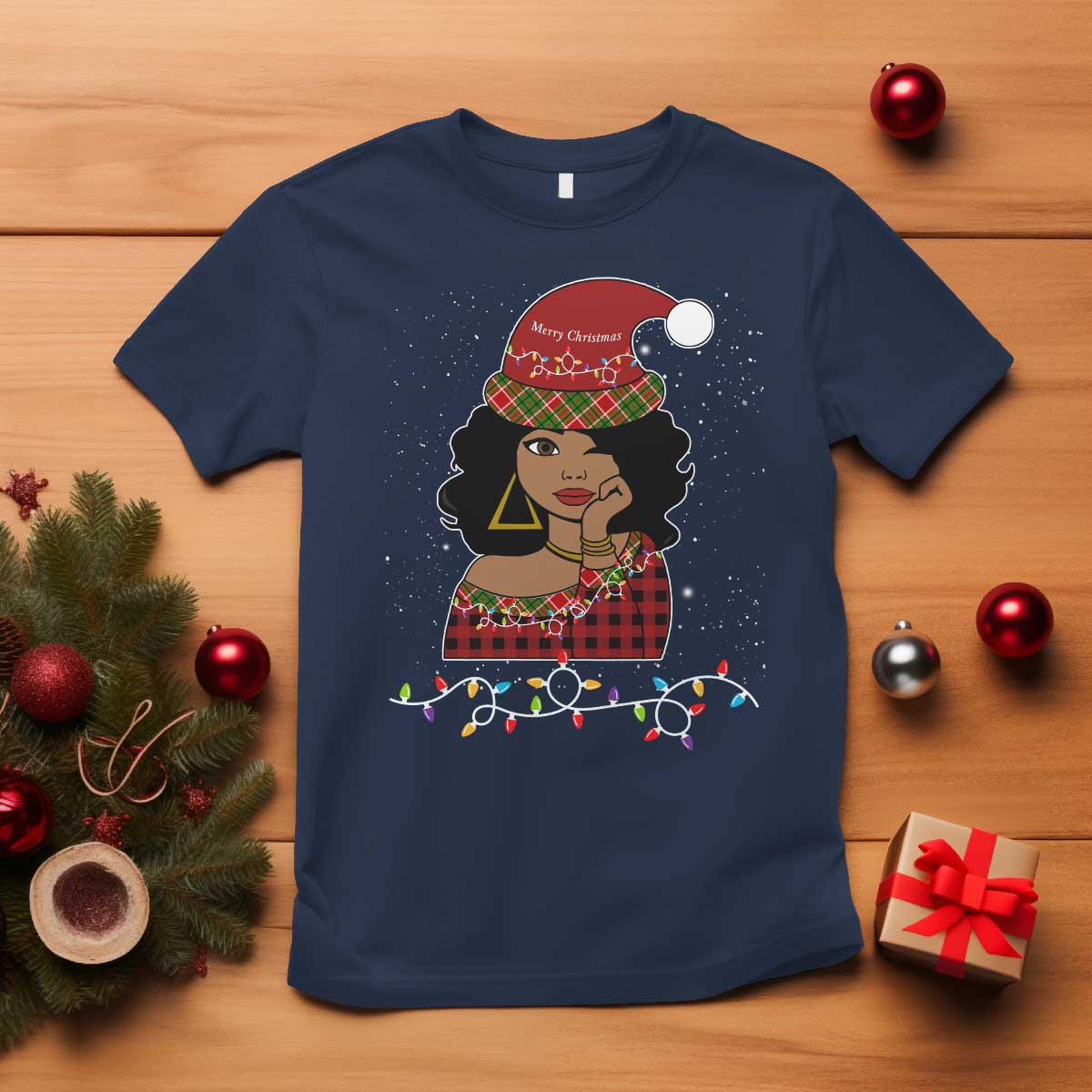 black-santa-african-american-christmas-t-shirt-sassy-afro-queen-black-woman