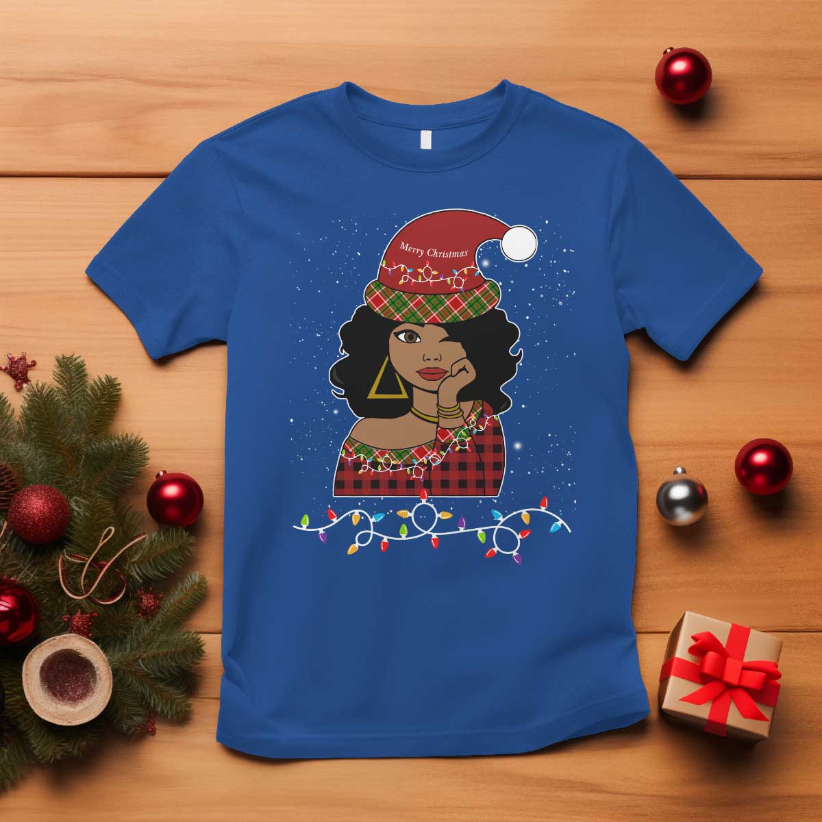 black-santa-african-american-christmas-t-shirt-sassy-afro-queen-black-woman