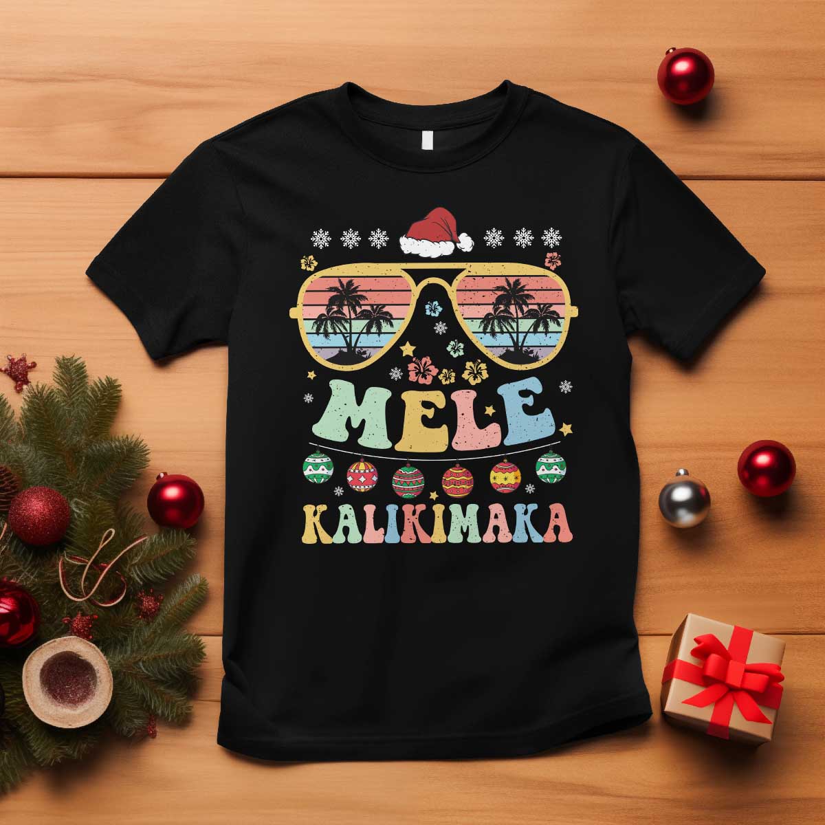 santa-claus-sunglasses-beach-christmas-in-hawaii-family-vacation-t-shirt-mele-kalikimaka