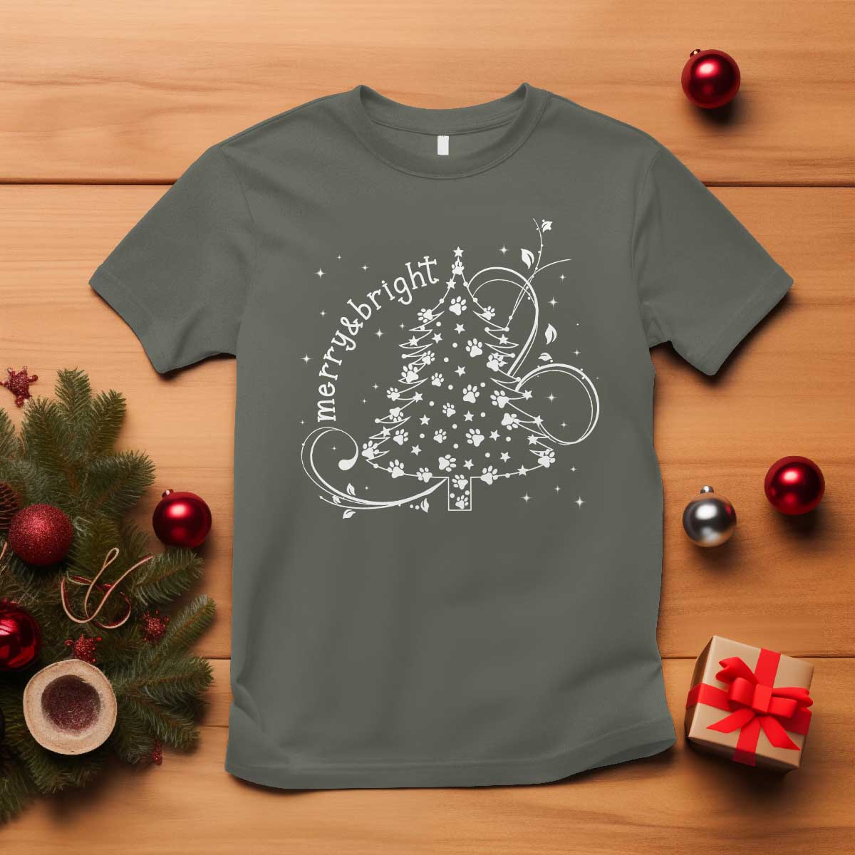 christmas-dog-t-shirt-merry-bright-cute-xmas-tree-with-paws-gift-for-dog-lover