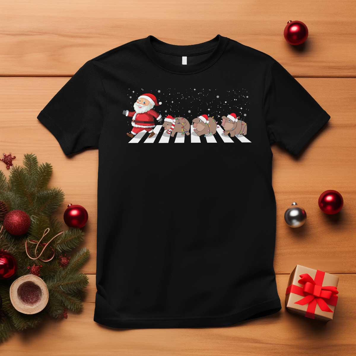 christmas-moo-deng-t-shirt-santa-baby-pygmy-hippo-trendy-xmas