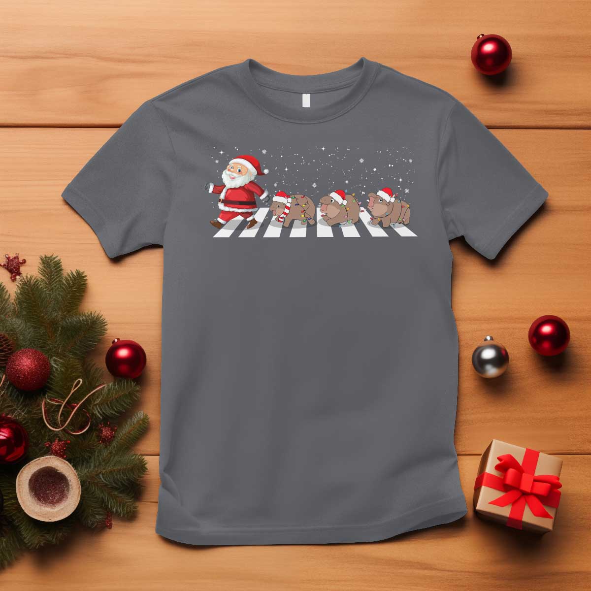 christmas-moo-deng-t-shirt-santa-baby-pygmy-hippo-trendy-xmas
