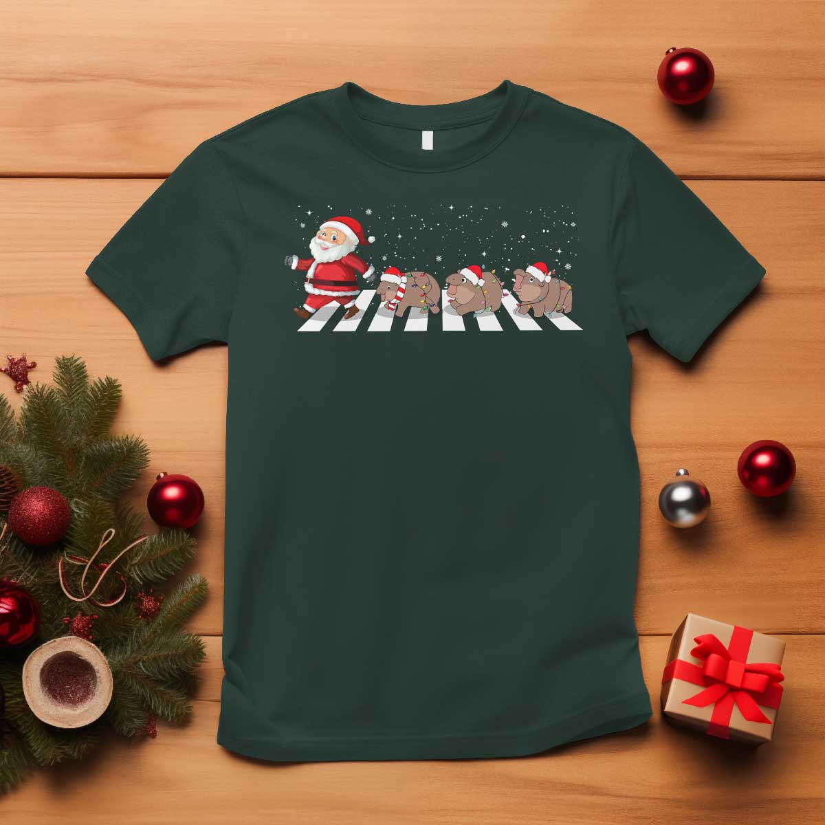christmas-moo-deng-t-shirt-santa-baby-pygmy-hippo-trendy-xmas