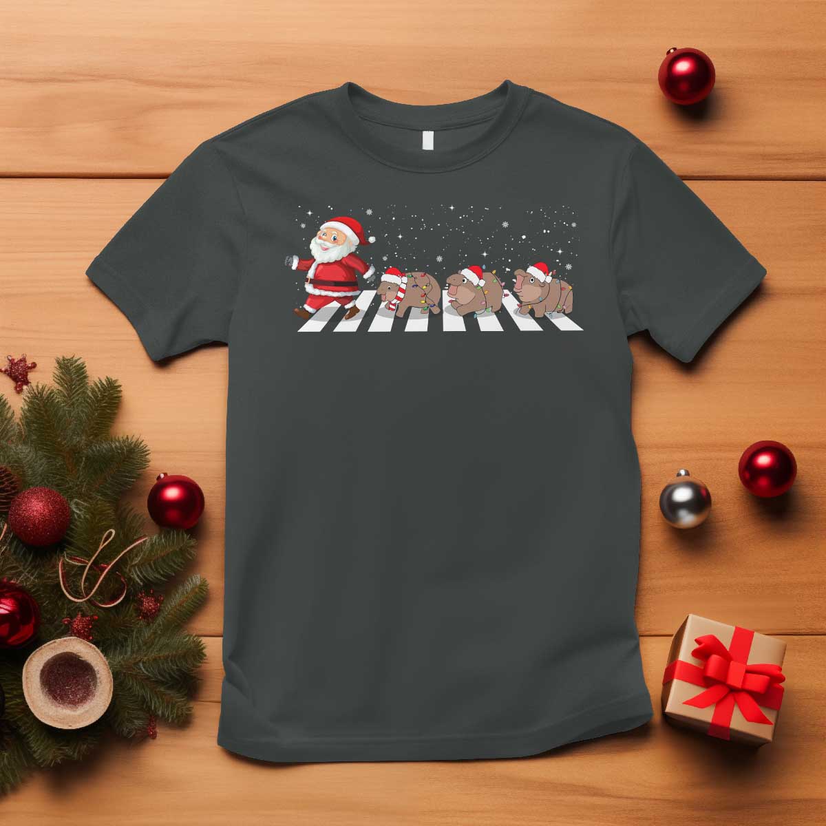 christmas-moo-deng-t-shirt-santa-baby-pygmy-hippo-trendy-xmas