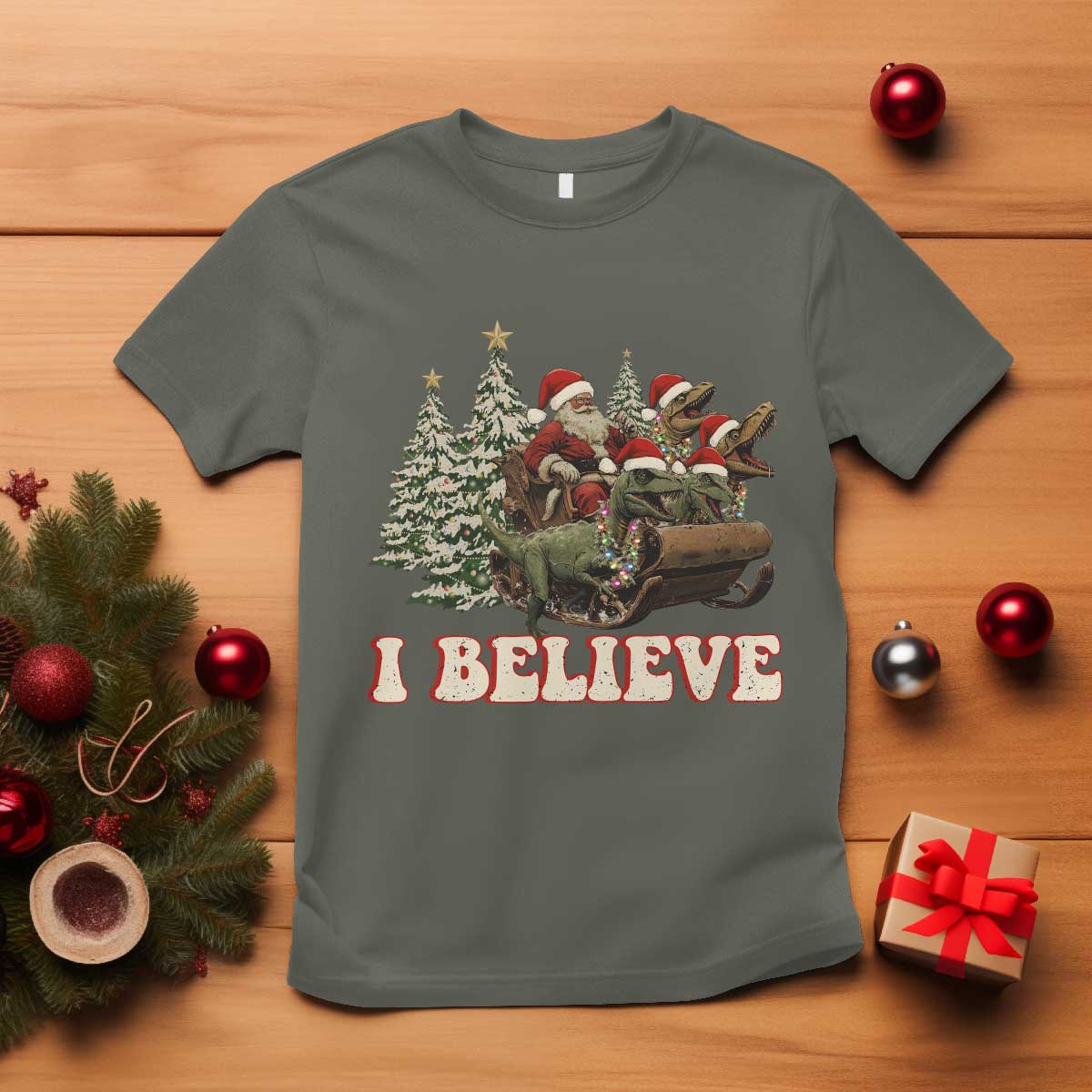 christmas-santa-t-shirt-riding-dinosaur-t-rex-boys-men-girls-believe-xmas-squad