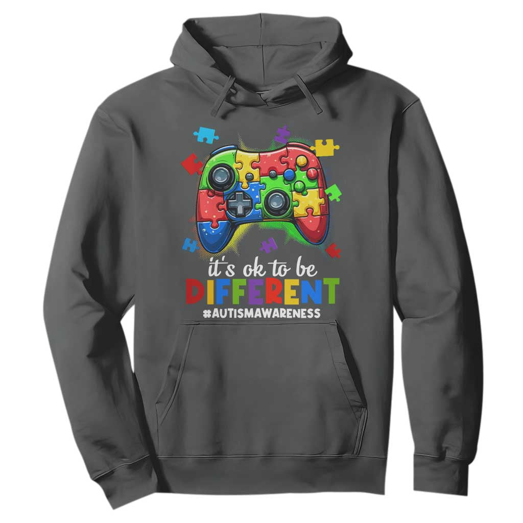 Video Game Autism Support Hoodie It's Ok To Be Different Kids