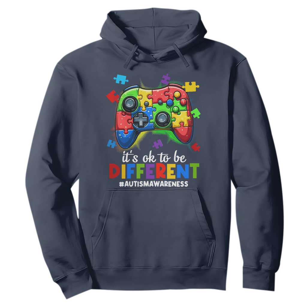 Video Game Autism Support Hoodie It's Ok To Be Different Kids
