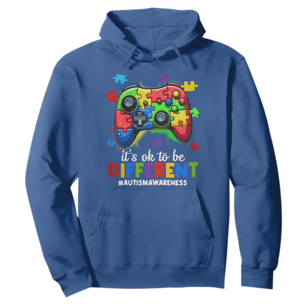 Video Game Autism Support Hoodie It's Ok To Be Different Kids