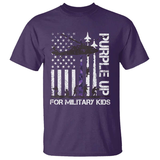 purple-up-for-military-kids-t-shirt-camo-american-flag-military-child-month-usa-camouflage