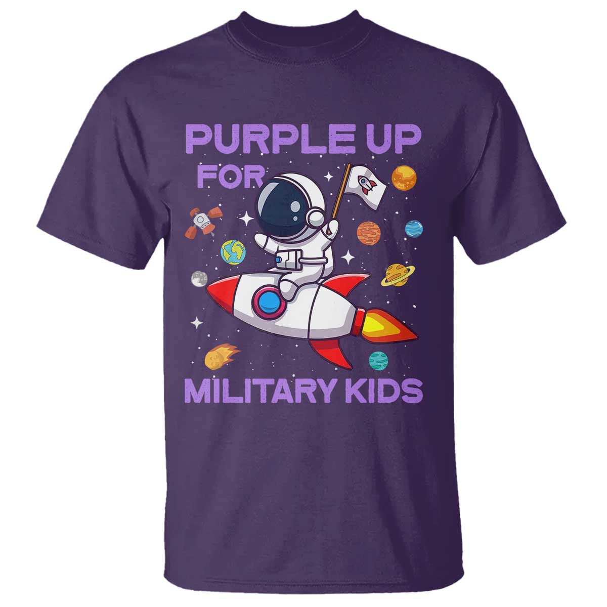 purple-up-for-military-kids-t-shirt-military-child-month-astronaut-funny