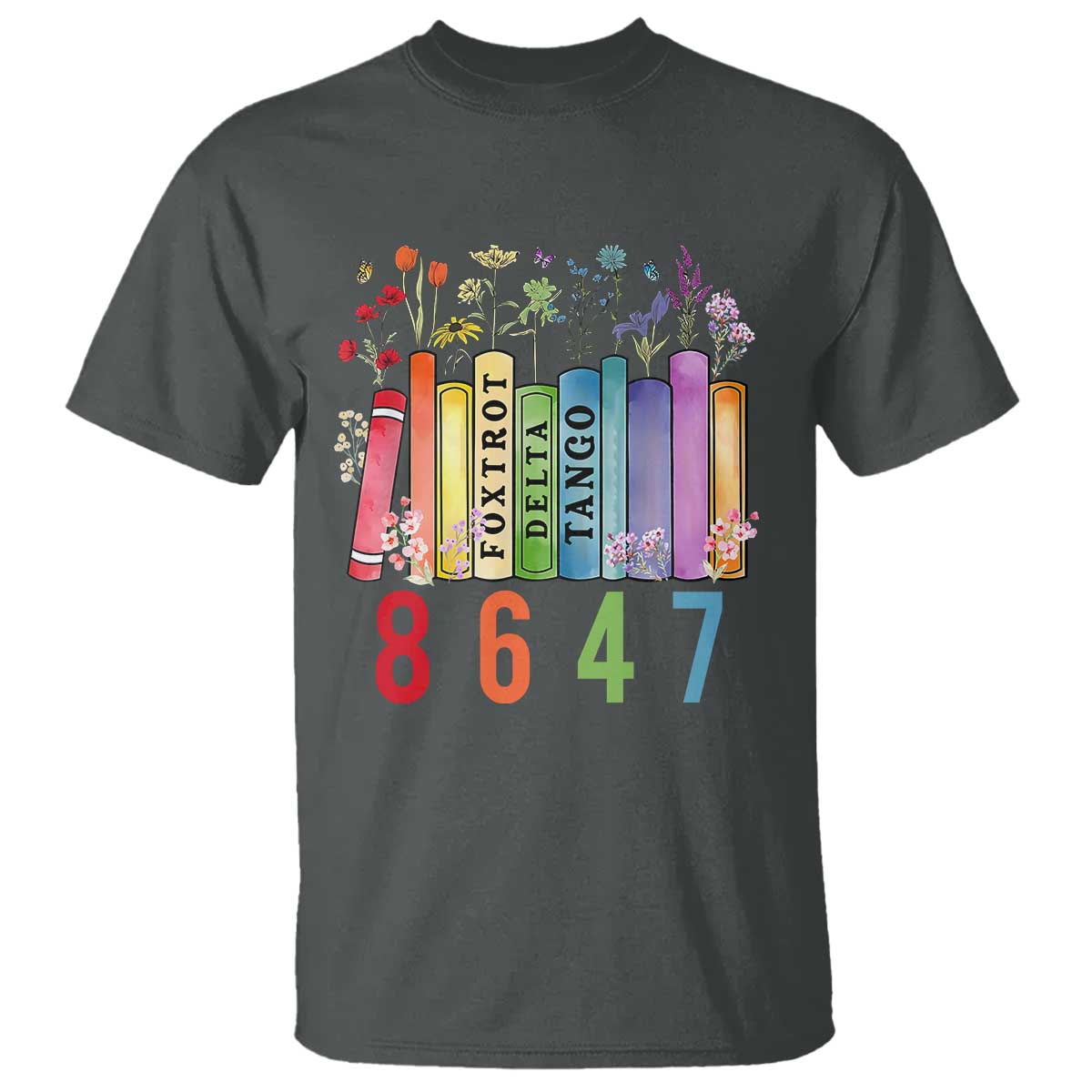retro-8647-t-shirt-foxtrots-delta-tangos-book-flower