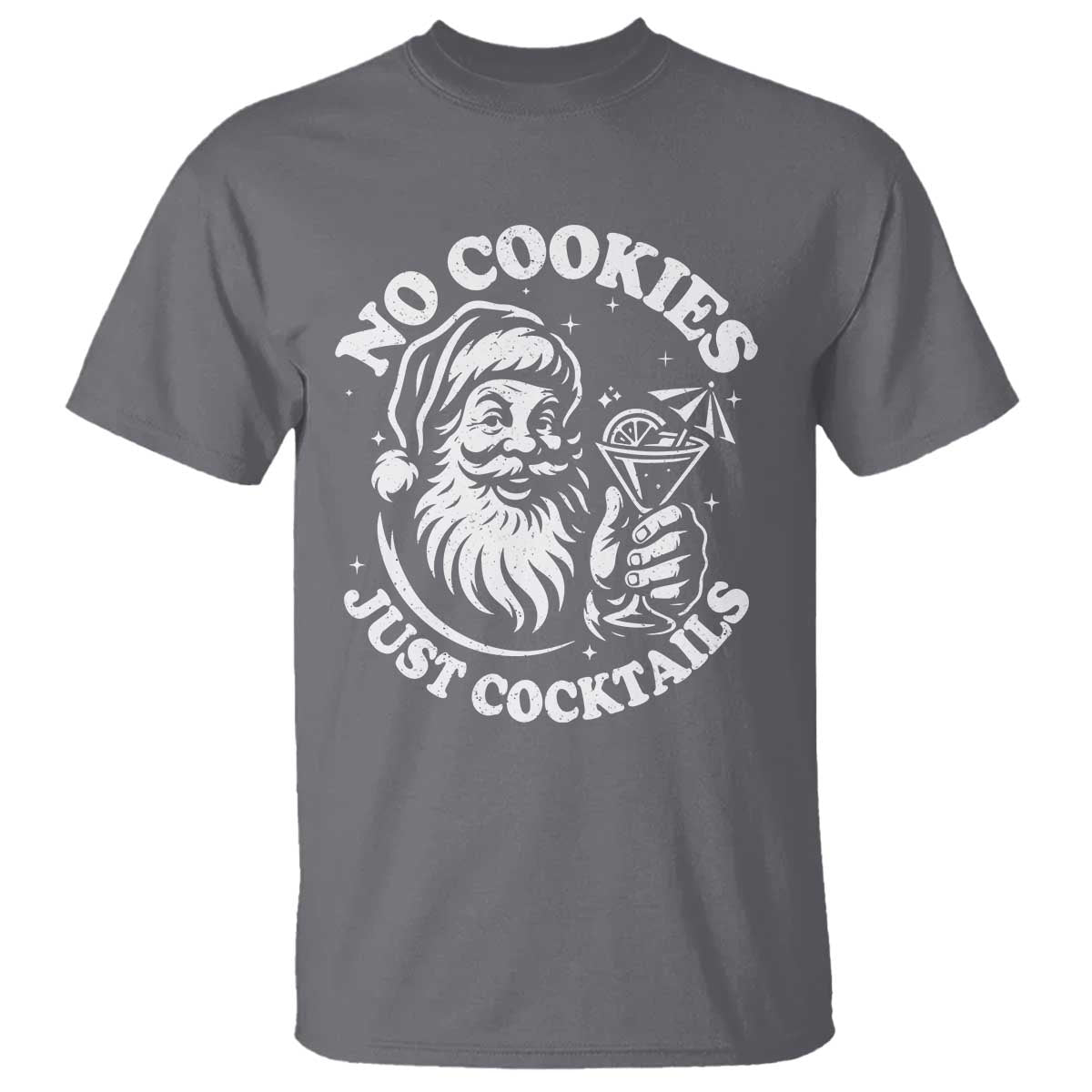 funny-santa-christmas-in-july-t-shirt-no-cookies-just-cocktails-summer-xmas