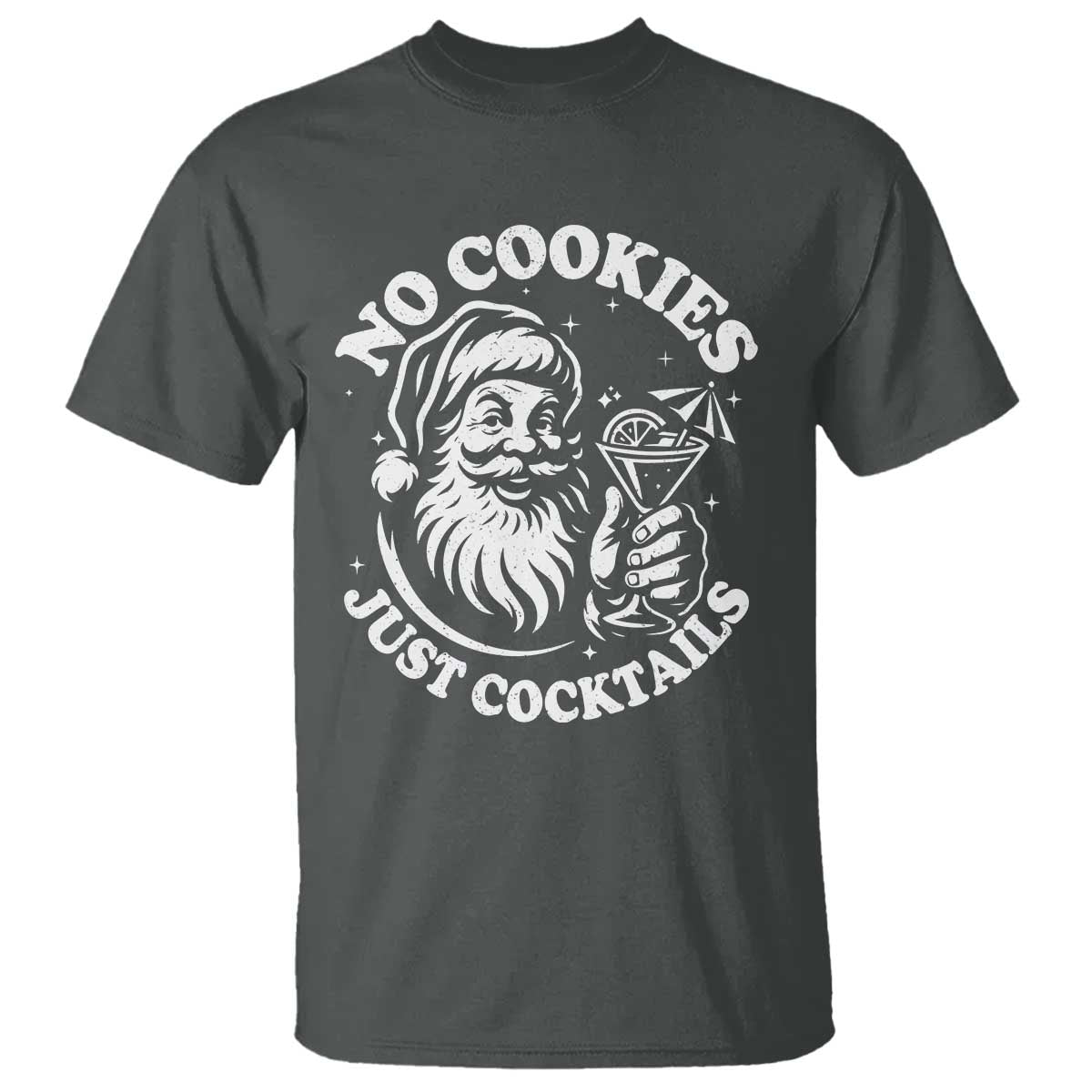 funny-santa-christmas-in-july-t-shirt-no-cookies-just-cocktails-summer-xmas