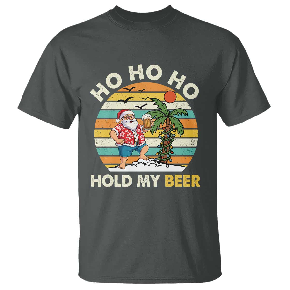 christmas-in-july-santa-ho-ho-hold-my-beer-t-shirt-summer-beach-hawaii-santa-usa-flag