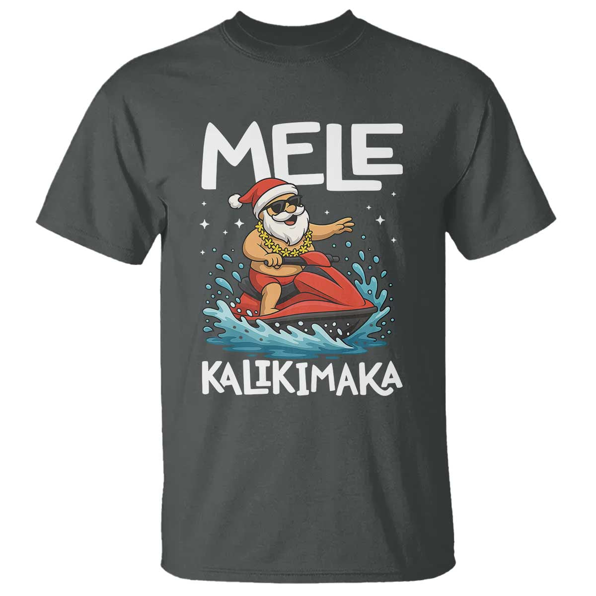 mele-kalikimaka-hawaiian-christmas-t-shirt-funny-santa-jet-ski-summer-beach-xmas-in-july