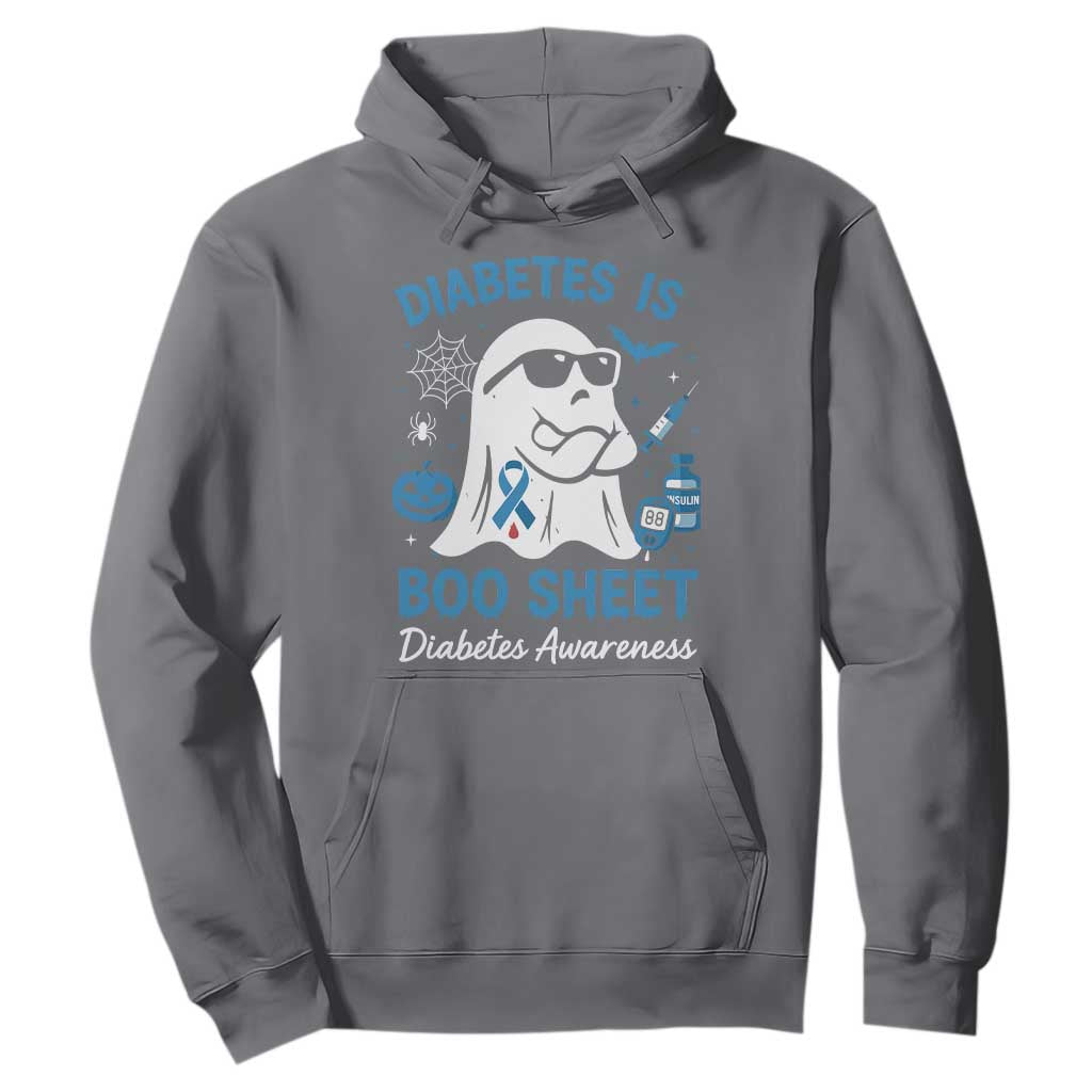 Diabetes is Boo Sheet Hoodie Funny Halloween Ghost Diabetes Type 1 2 Support
