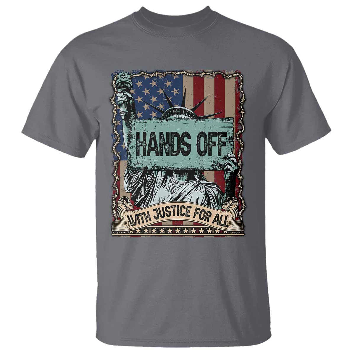 funny-hands-off-with-justice-for-all-t-shirt-statue-of-liberty-american-flag
