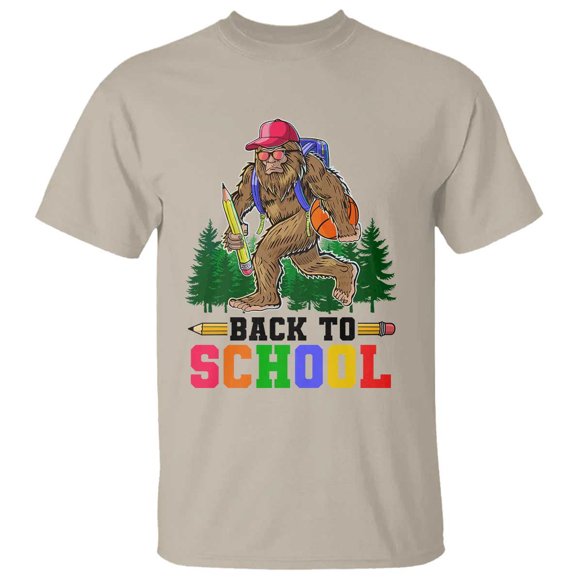 funny-back-to-school-bigfoot-t-shirt-backpack-pencil-basketball