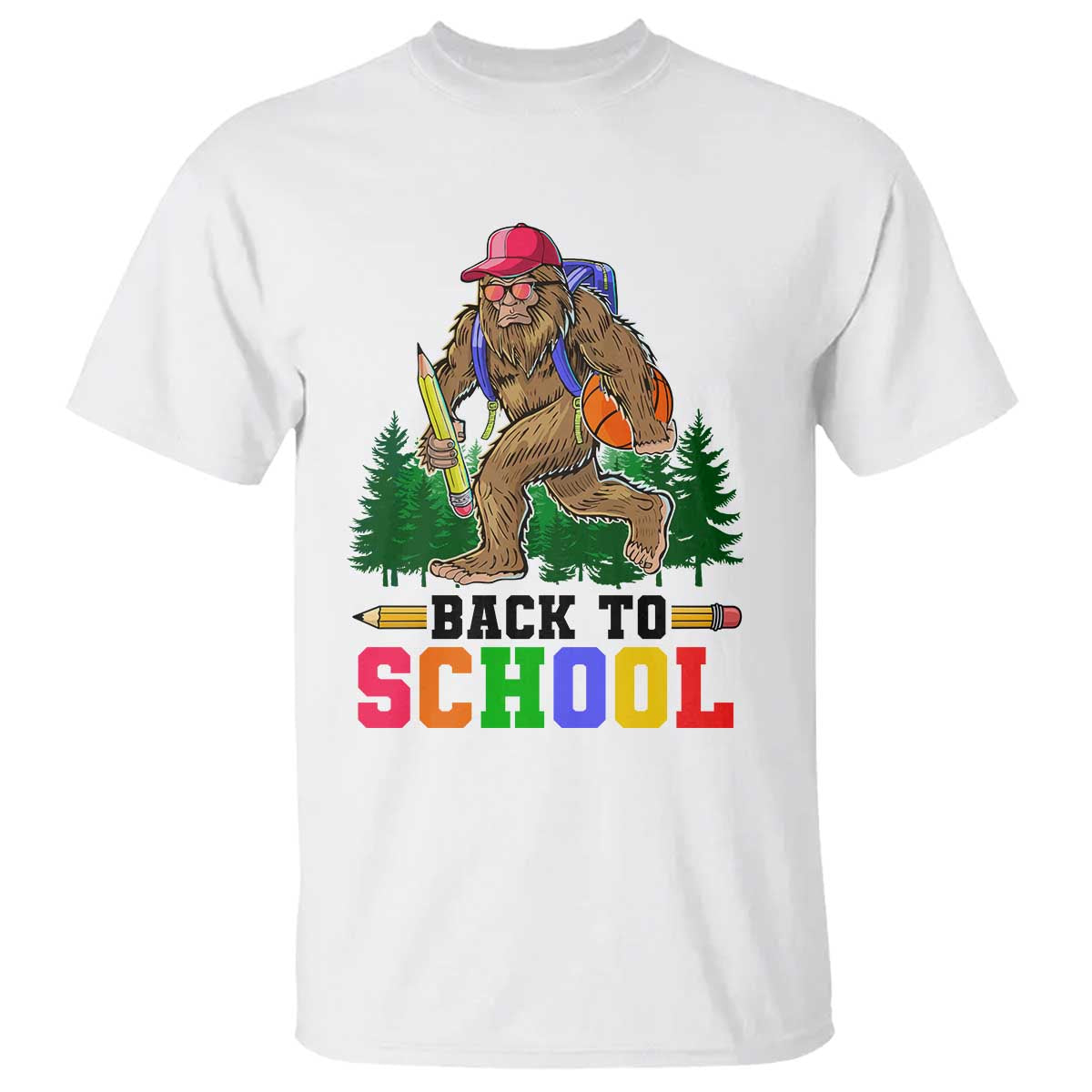 funny-back-to-school-bigfoot-t-shirt-backpack-pencil-basketball