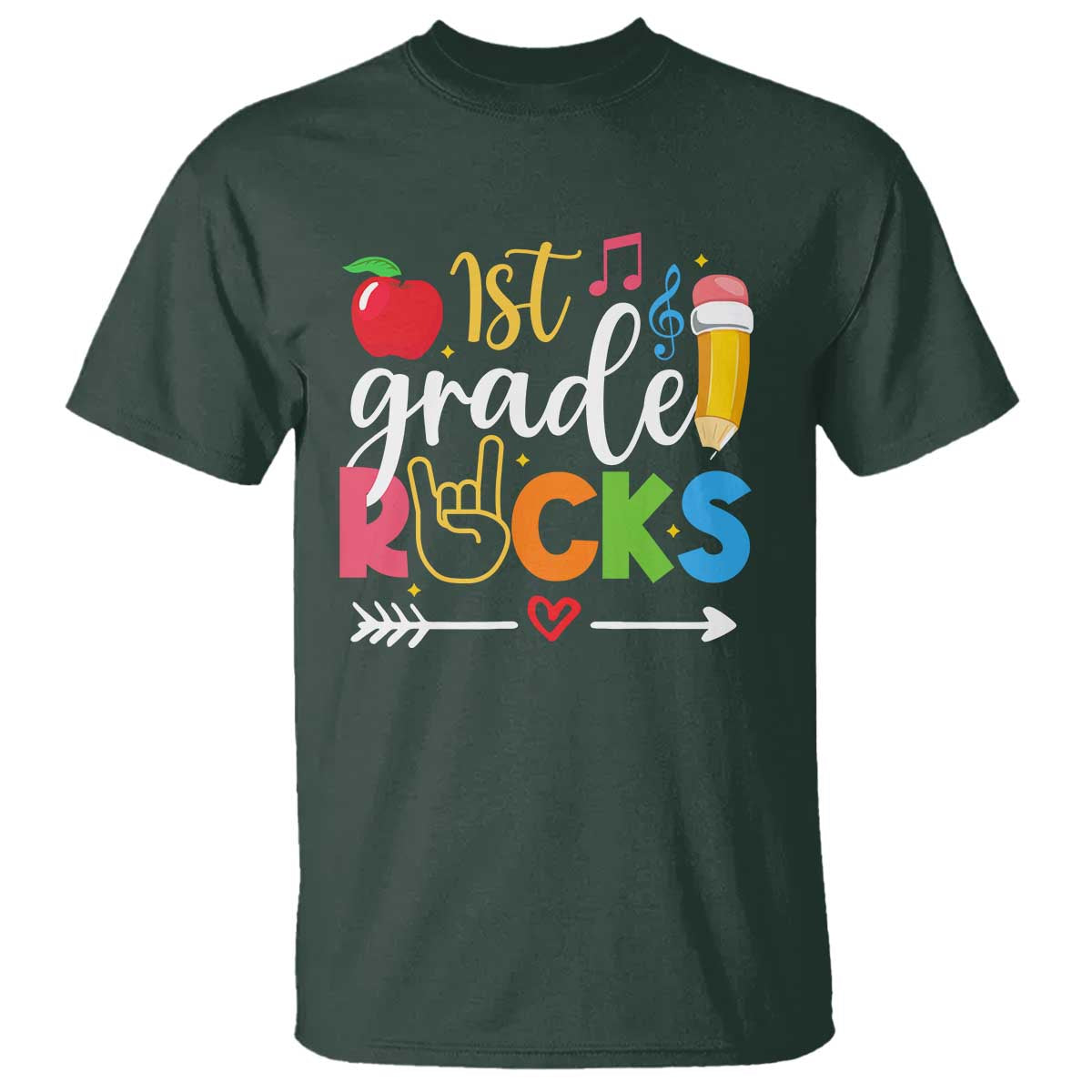 first-grade-rocks-t-shirt-back-to-school-pencil